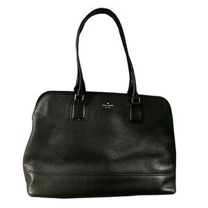 Kate Spade Black Pebbled Leather Shoulder Bag